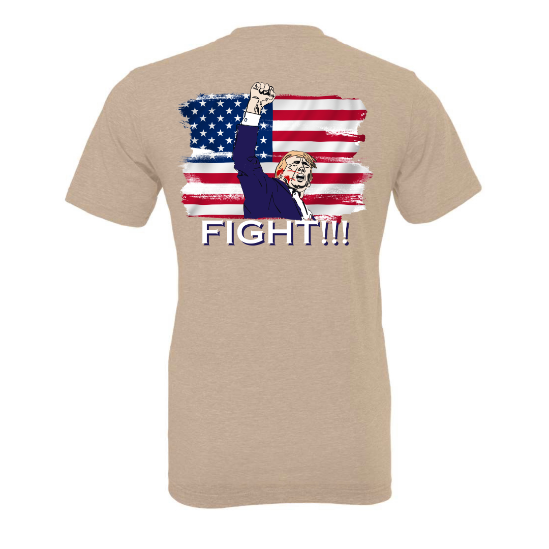 FIGHT!!! Heather Colors T-SHIRT