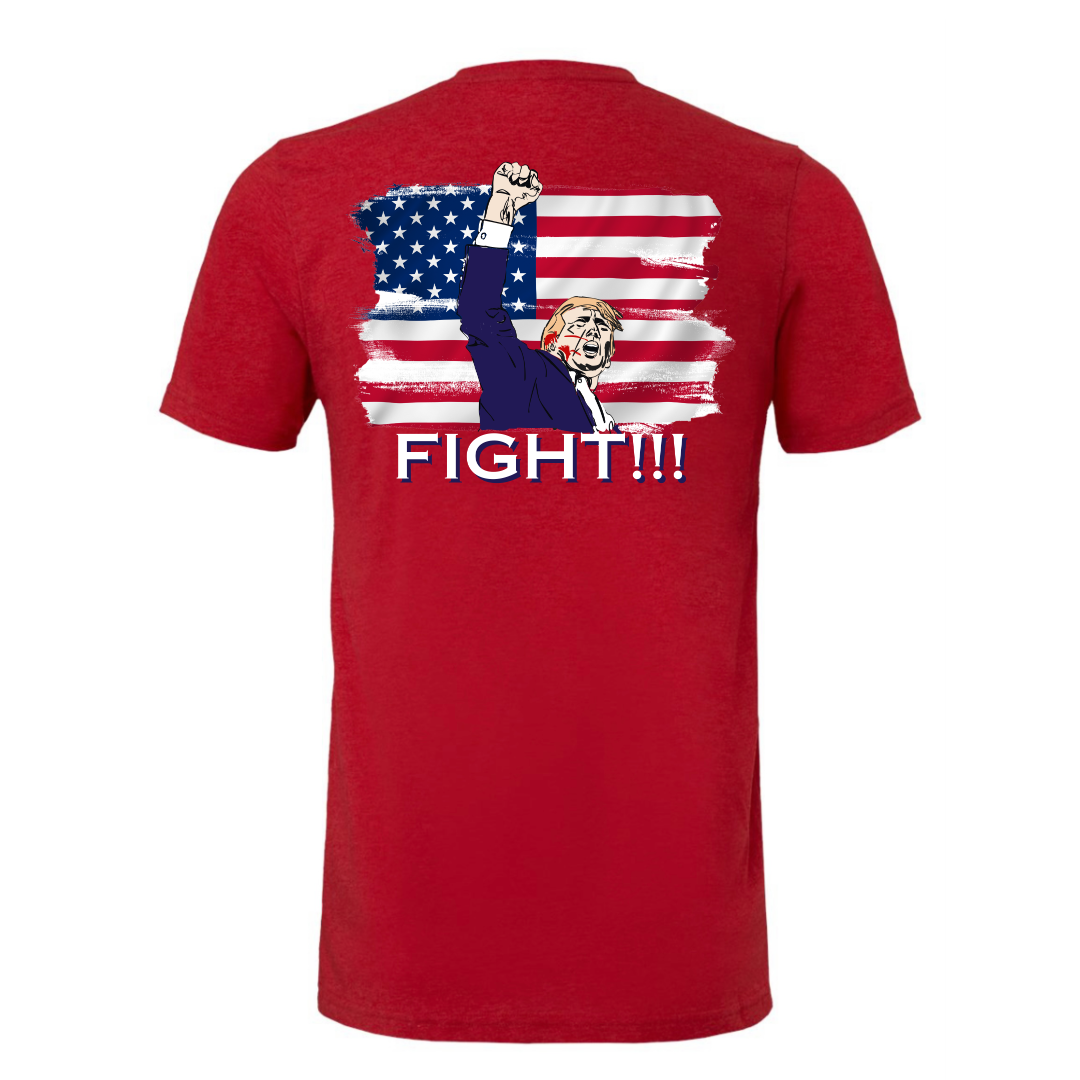FIGHT!!! Heather Colors T-SHIRT