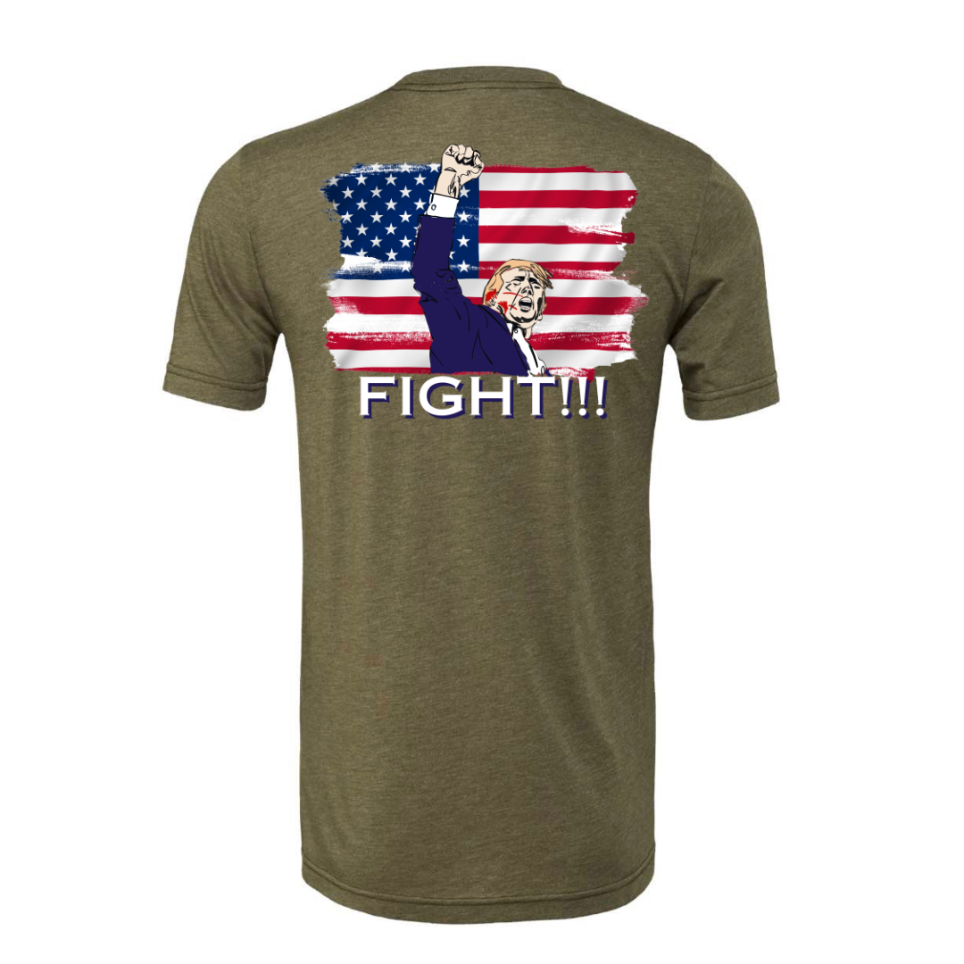 FIGHT!!! Heather Colors T-SHIRT
