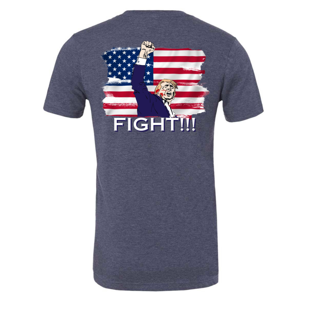 FIGHT!!! Heather Colors T-SHIRT