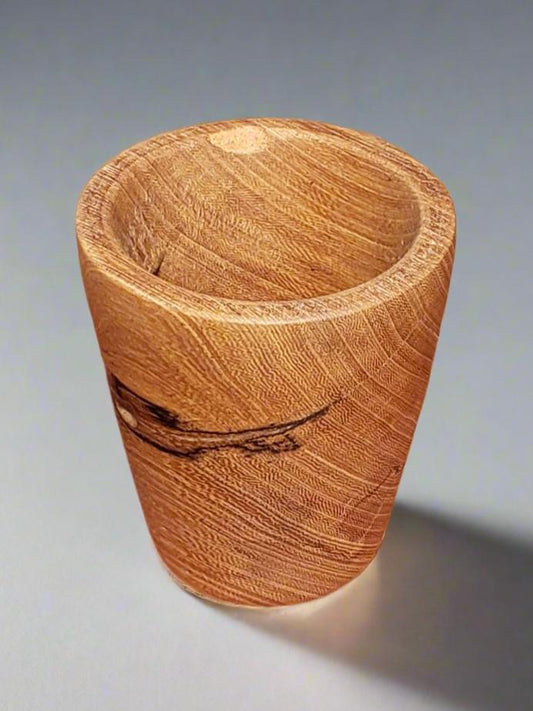 Spalted Post Oak, Shot Glass