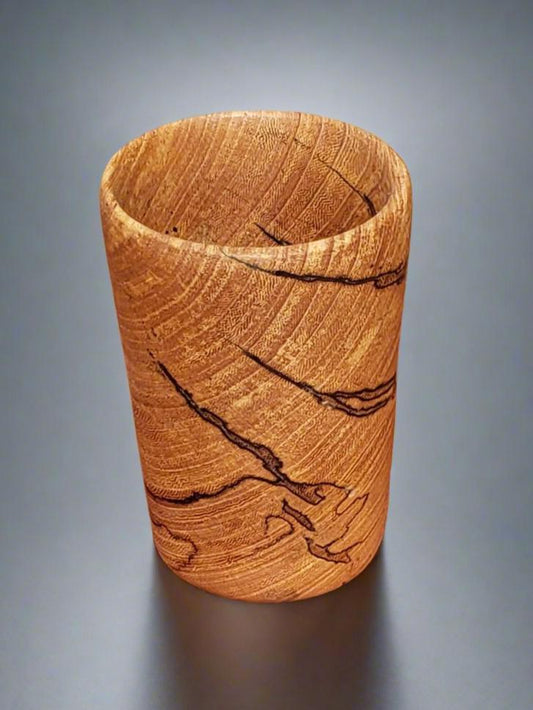 Spalted Post Oak, Shot Glass