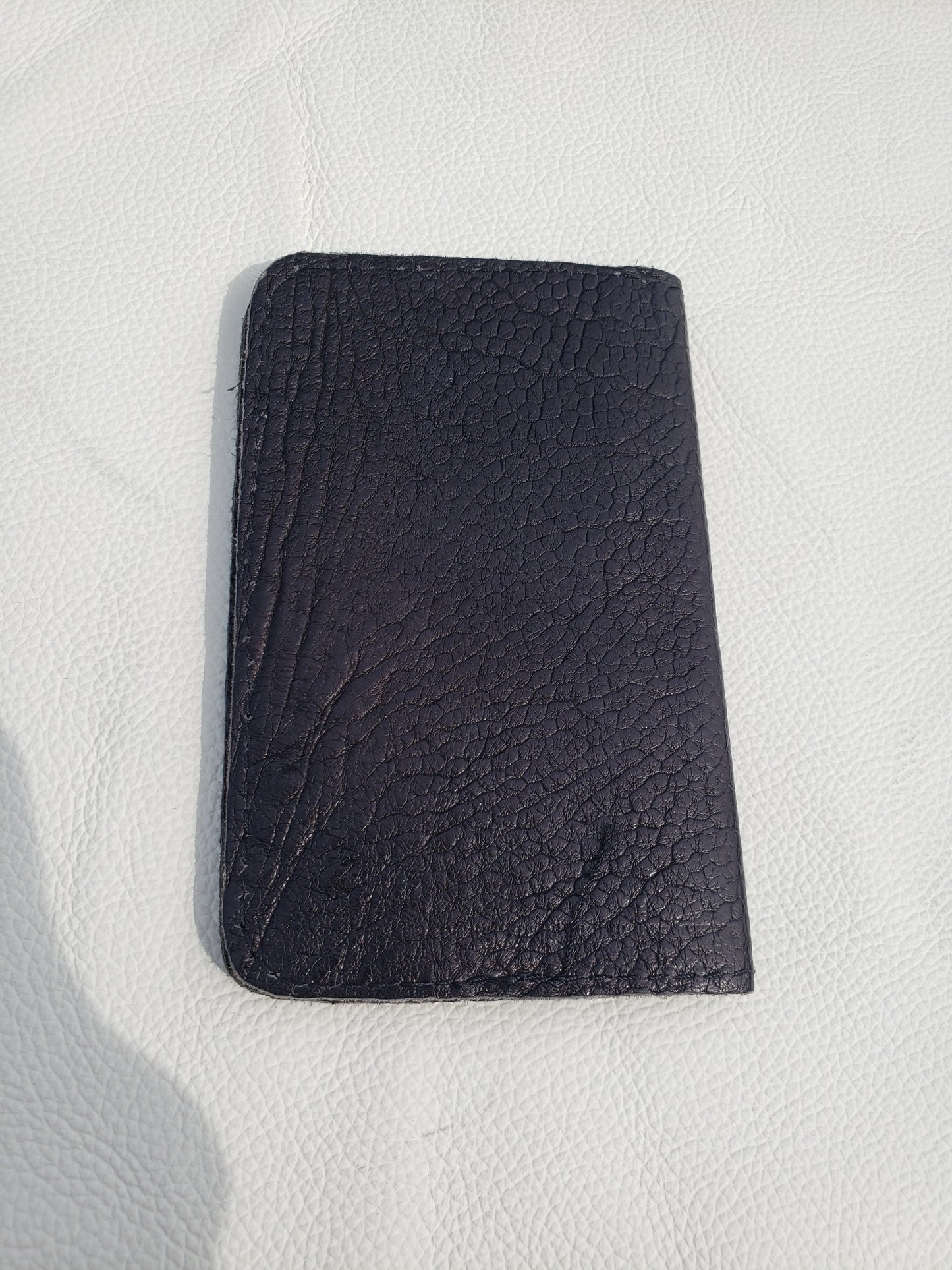 Ostrich Leather Card Case