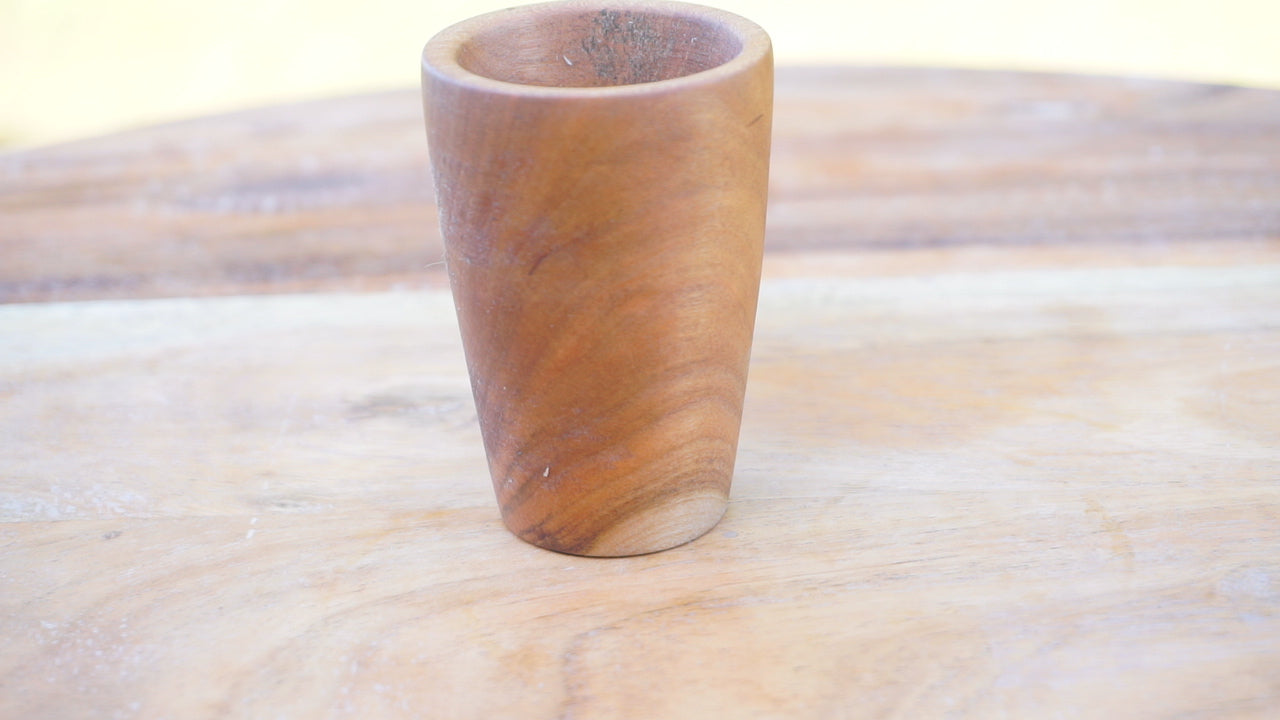 Cherry Wood Shot Glasses